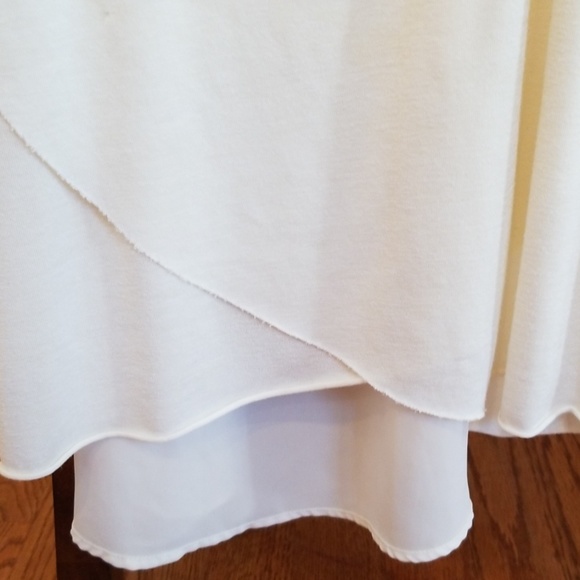 Knox Rose Boho style cream with beaded trim blouse - Picture 4 of 6